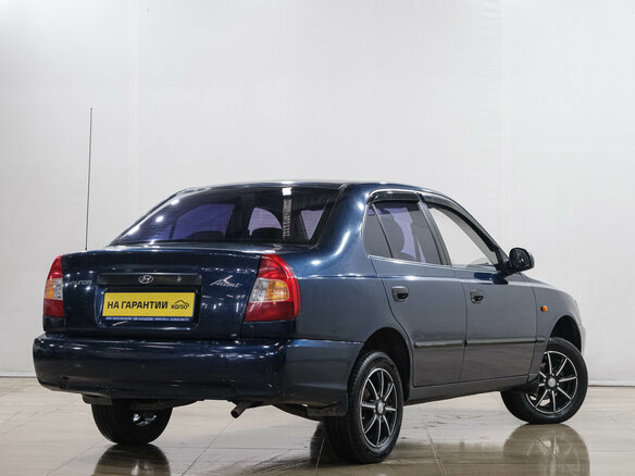 2008 Hyundai Accent ТагАЗ II, синий - вид 5