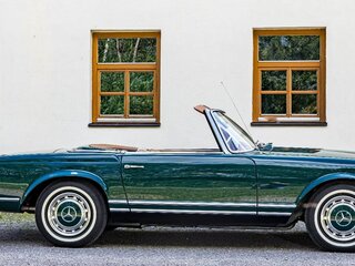 1967 Mercedes-Benz SL-Класс 250 II (W113), зелёный, 11850000 рублей, вид 3