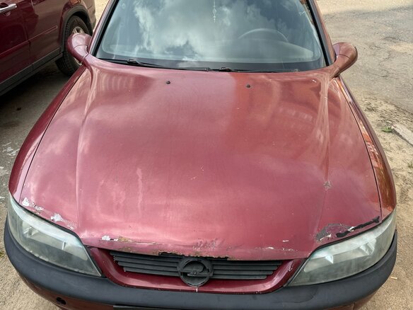 1997 Opel Vectra B, красный