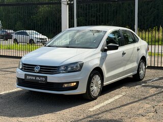 2016 Volkswagen Polo V Рестайлинг, белый, 939000 рублей, вид 3