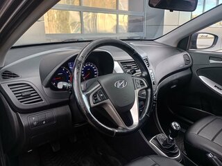 2014 Hyundai Solaris I Рестайлинг, коричневый, 979000 рублей, вид 5