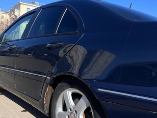 2002 Mercedes-Benz C-Класс 180 II (W203), синий, 550000 рублей, вид 4
