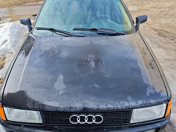 1988 Audi 80 IV (B3), чёрный, 99999 рублей