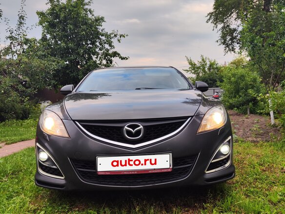 2010 Mazda 6 II (GH) Рестайлинг, серый, 630000 рублей - вид 1
