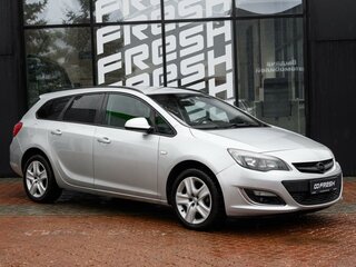 2013 Opel Astra J Рестайлинг, серебристый, 849000 рублей, вид 1
