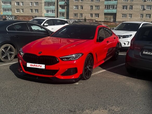 2021 BMW 8 серии Gran Coupe 840i II (G14/G15/G16), красный, 6500000 рублей
