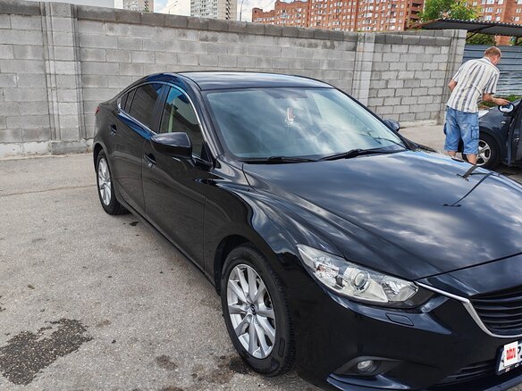 2016 Mazda 6 III (GJ) Рестайлинг, чёрный, 1450000 рублей - вид 2
