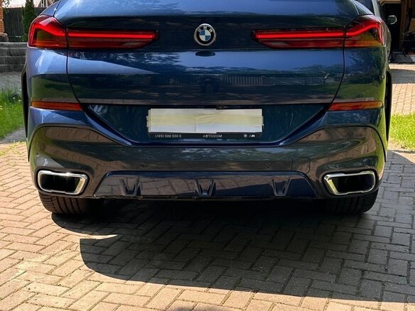 2021 BMW X6 30d III (G06), синий, 10850000 рублей - вид 5