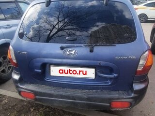 2001 Hyundai Santa Fe I, синий, 450000 рублей, вид 3