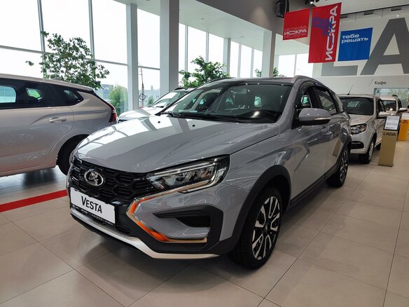 2026 Lada (ВАЗ) Vesta SW Cross I Рестайлинг (NG), голубой - вид 1