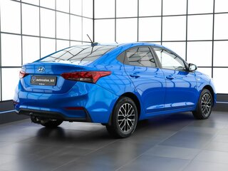 2017 Hyundai Solaris II, синий, 1249000 рублей, вид 4