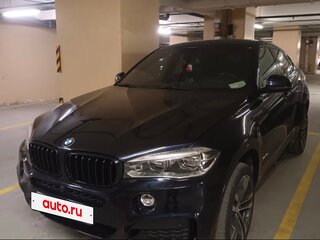 2018 BMW X6 40d II (F16), синий, 3601900 рублей, вид 1