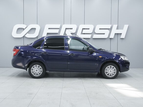 2014 Lada (ВАЗ) Granta I, синий, 499000 рублей - вид 4