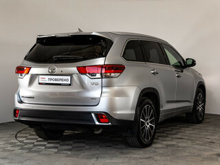 2016 Toyota Highlander III (XU50) Рестайлинг, серебристый, 2849000 рублей, вид 5