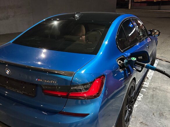 2020 BMW 3 серии M340i VII (G2x), синий, 7700000 рублей - вид 6