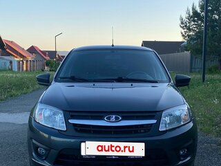 2018 Lada (ВАЗ) Granta I Рестайлинг, серебристый, 730000 рублей, вид 4