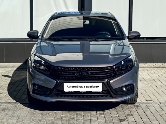 2017 Lada (ВАЗ) Vesta I, серый - вид 7