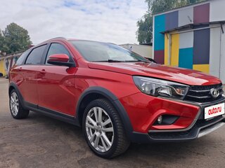 2020 Lada (ВАЗ) Vesta SW Cross I, красный, 1000000 рублей, вид 3