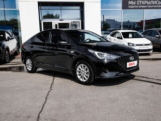 2020 Hyundai Solaris II Рестайлинг, чёрный, 1420000 рублей, вид 5