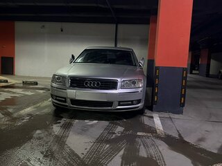2003 Audi A8 Long II (D3), серебристый, 900000 рублей, вид 1