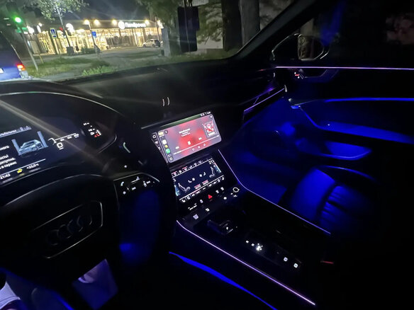 2019 Audi A6 40 TDI V (C8), серый, 4340000 рублей - вид 17