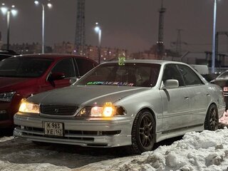 1996 Toyota Mark II VIII (X100), серый, 700000 рублей, вид 3
