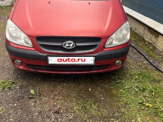 2008 Hyundai Getz I Рестайлинг, красный, 420000 рублей, вид 1
