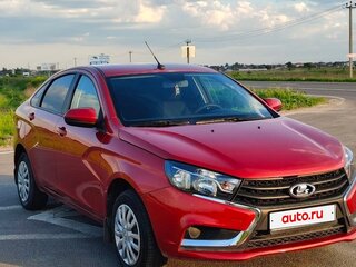 2017 Lada (ВАЗ) Vesta I, красный, 650000 рублей, вид 2