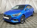 2017 Hyundai Solaris II, синий
