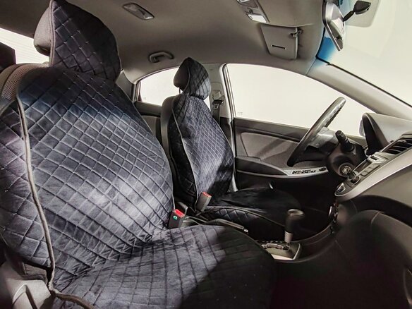 2013 Hyundai Solaris I, бежевый - вид 14