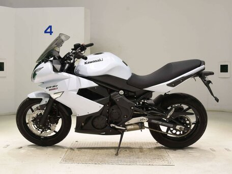2010 Kawasaki ER-6F (Ninja 650R), белый, 449000 рублей, вид 1
