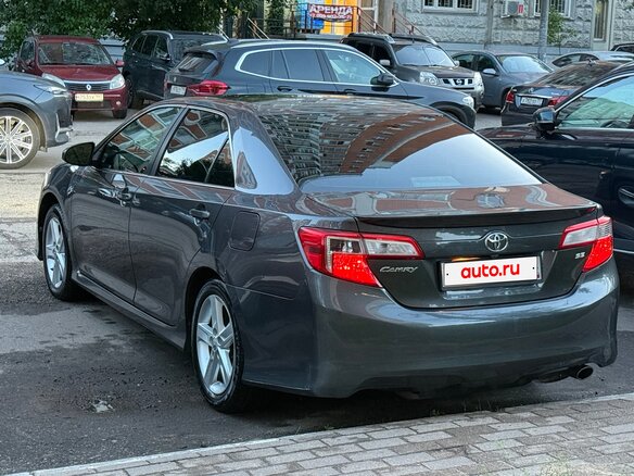 2013 Toyota Camry US Market VII (XV50), чёрный - вид 2
