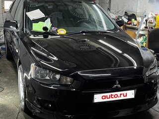 2008 Mitsubishi Lancer X, чёрный, 650000 рублей, вид 2