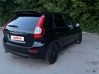 2016 Lada (ВАЗ) Kalina II, чёрный, 380000 рублей, вид 3