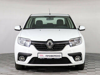 2019 Renault Logan II Рестайлинг, белый, 853000 рублей, вид 2