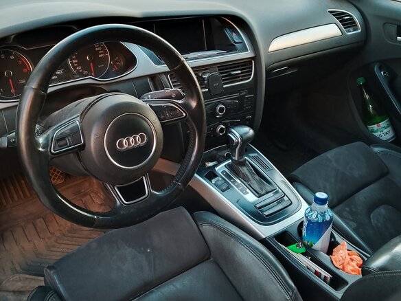 2013 Audi A4 IV (B8) Рестайлинг, чёрный, 890000 рублей - вид 7