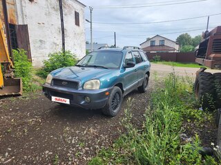 2001 Hyundai Santa Fe I, зелёный, 350000 рублей, вид 1