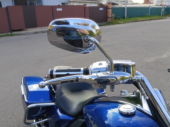 2010 Harley-Davidson Road King, синий, 1250000 рублей - вид 9