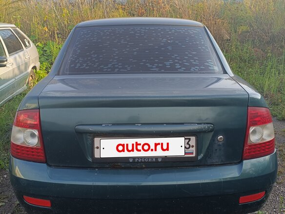 2007 Lada (ВАЗ) Priora I, зелёный, 110000 рублей - вид 3