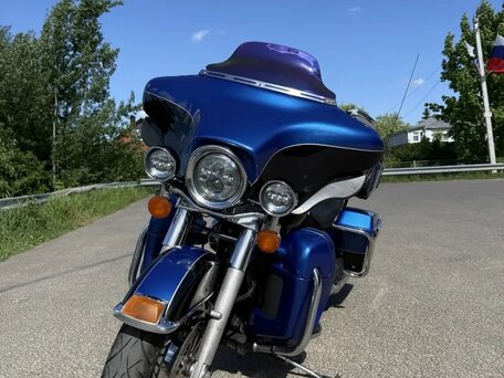 2010 Harley-Davidson Electra Glide, синий, 800000 рублей, вид 4