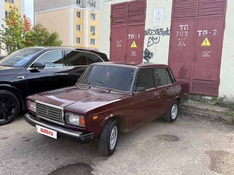 2006 Lada (ВАЗ) 2107, пурпурный, вид 2