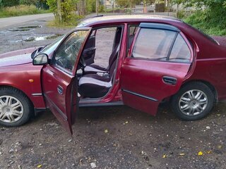 2004 Hyundai Accent ТагАЗ II, красный, 230000 рублей, вид 4