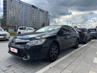 2016 Toyota Camry VII (XV50) Рестайлинг, чёрный, 1800000 рублей, вид 1