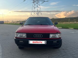 1991 Audi 80 IV (B3), красный, 270000 рублей, вид 2