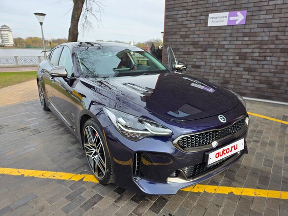 2021 Kia Stinger I Рестайлинг, синий, 4000000 рублей - вид 23
