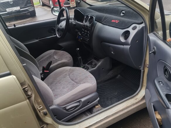 2005 Daewoo Matiz I Рестайлинг, бежевый, 135000 рублей - вид 5
