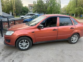 2013 Lada (ВАЗ) Granta I, оранжевый, 390000 рублей, вид 3