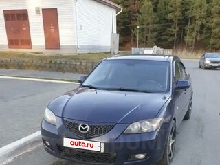 2008 Mazda 3 I (BK) Рестайлинг, синий, 400000 рублей, вид 1