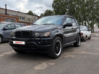 2001 BMW X5 3.0i I (E53), чёрный, 400000 рублей, вид 1