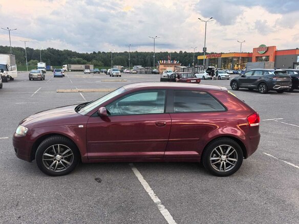 2004 Audi A3 II (8P), пурпурный, 640000 рублей - вид 1